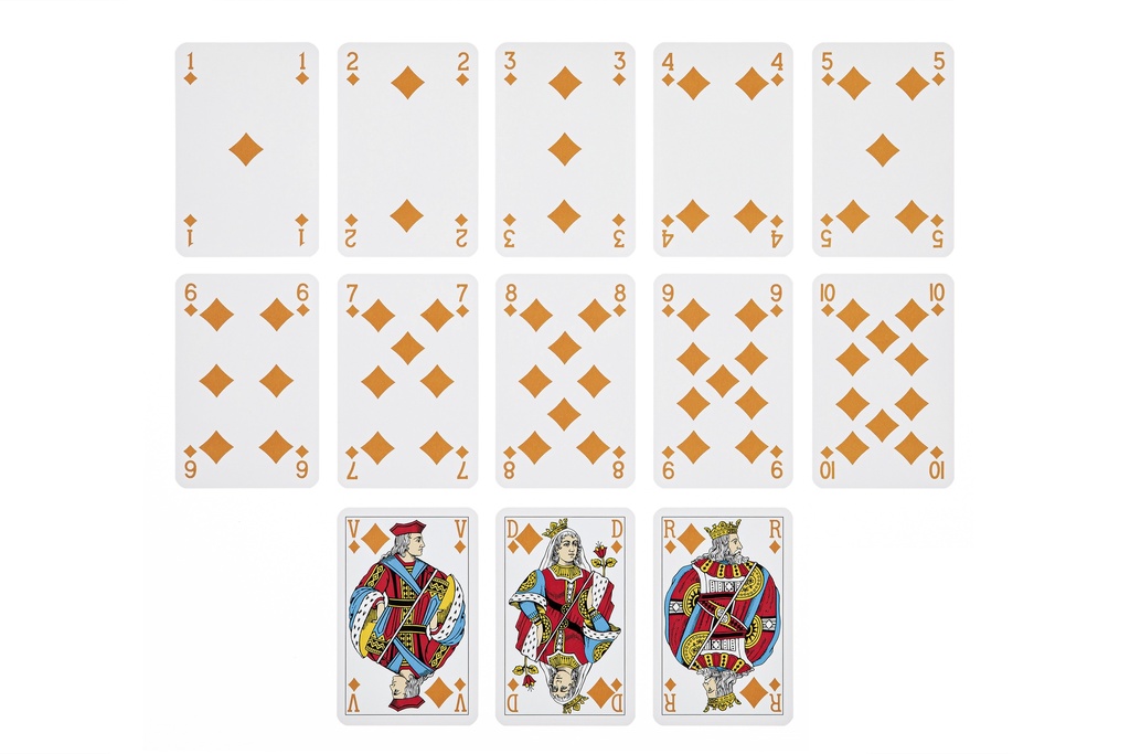 CARTON DE 100 CARTES A JOUER - DESIGN FRANCAIS