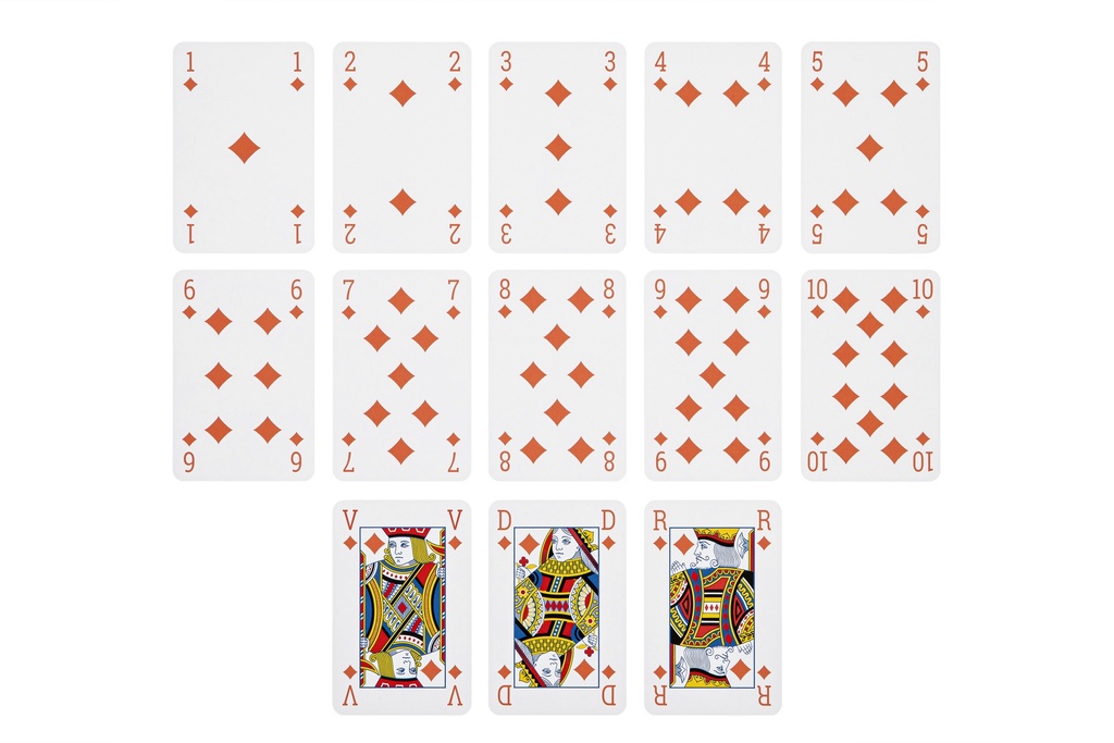 CARTON DE 110 CARTES A JOUER - FIGURES A L'ANGLAISE