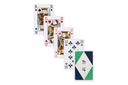 CARTES A JOUER COMPÉTITIONS BLEUES - DESIGN ANGLAIS