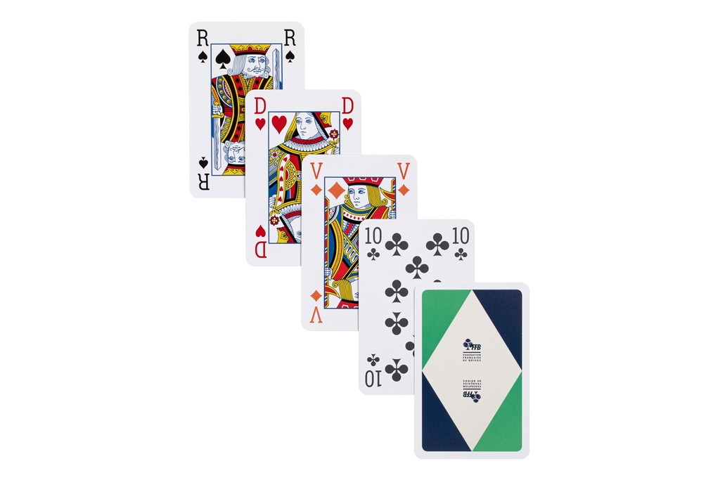 CARTON DE 110 CARTES A JOUER - FIGURES A L'ANGLAISE