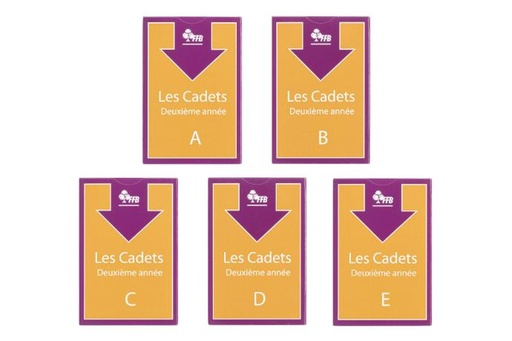 [KIT-JFMC-2] JEUX FLECHES A-B-C-D-E MANUEL CADET 2EME ANNEE